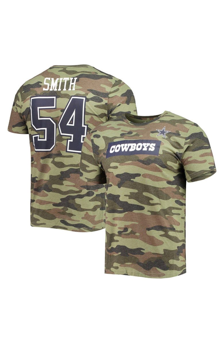 NFL Men's Jaylon Smith Camo Dallas Cowboys Caudron Name & Number T-Shirt, Main, color, 
