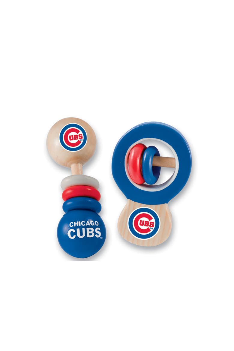 Chicago Cubs Baby Rattles 2-Pack, Main, color, Multicolor