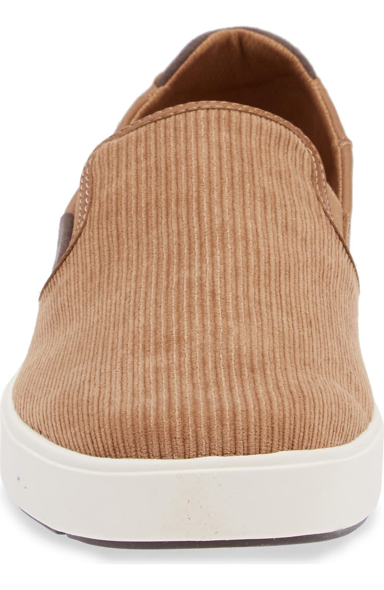 OluKai Laeahi Kapa Slip-On, Alternate, color, Tan / Dk Wood