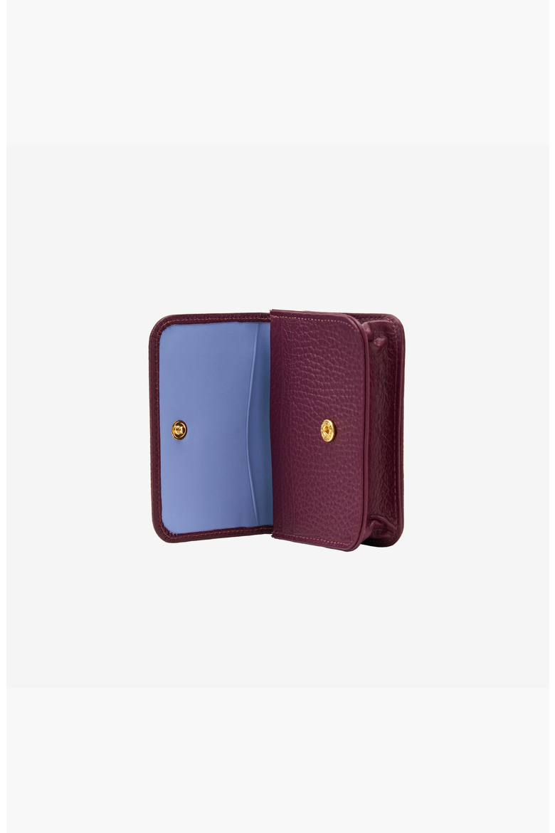 Ascot Flapover Card Case, Alternate, color, Oxblood