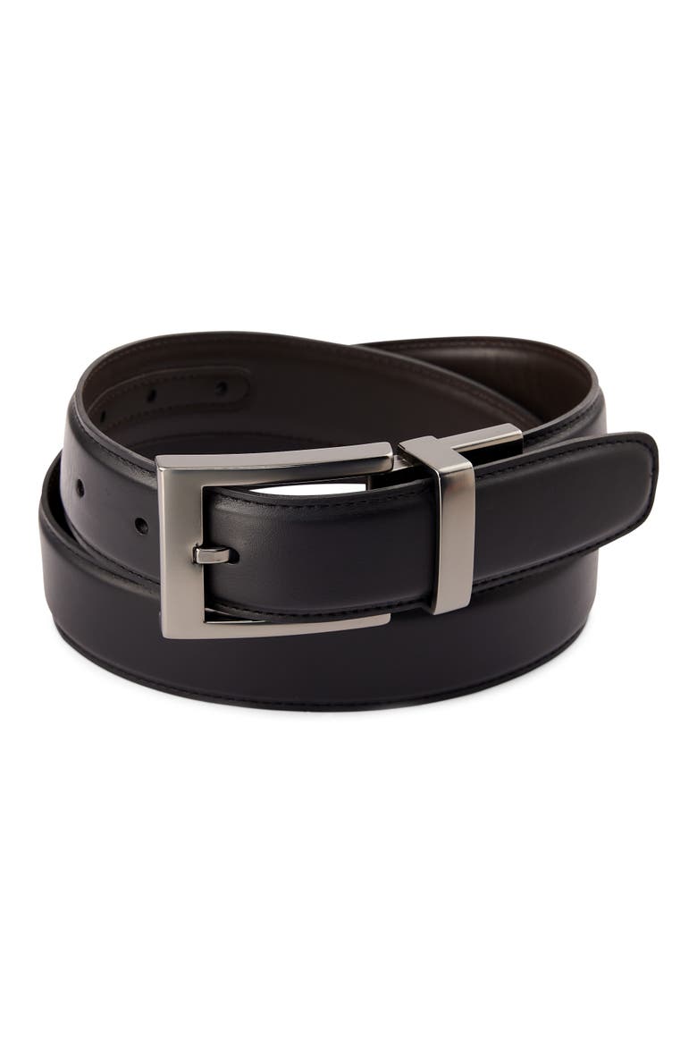 Reversible Dress Belt, Alternate, color, BLACK/BROW