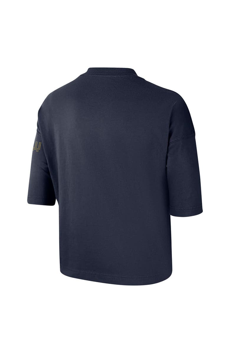 Nike Women's Nike Navy Golden State Warriors 2024/25 City Edition Courtside Boxy T-Shirt, Alternate, color, 