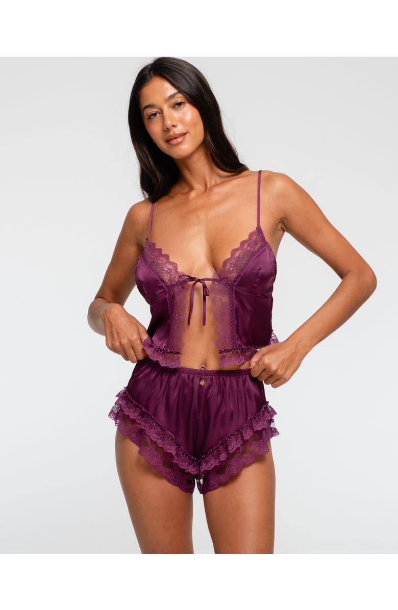 One Empire Kaia Cami Shorts Set, Main, color, Purple