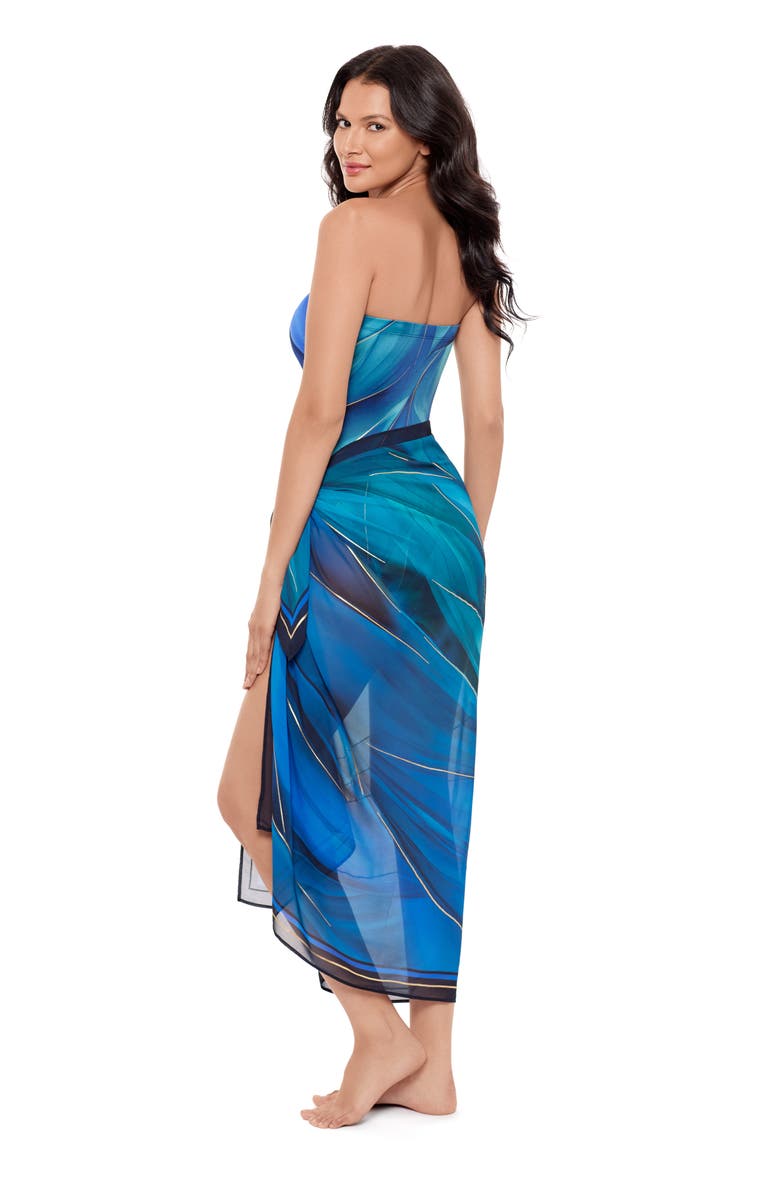 Miraclesuit<sup>®</sup> Maldiva Cover-Up Pareo, Alternate, color, Blue Multi