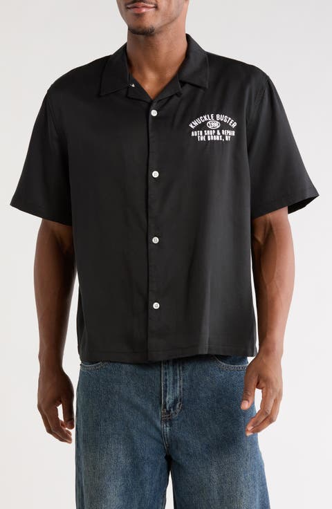 Buster Short Sleeve Button-Up Camp Shirt