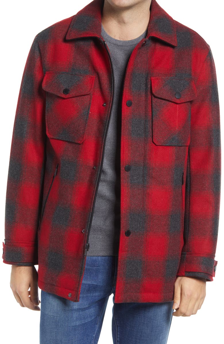 Pendleton Longmont Wool Blend Shirt Jacket, Main, color, 