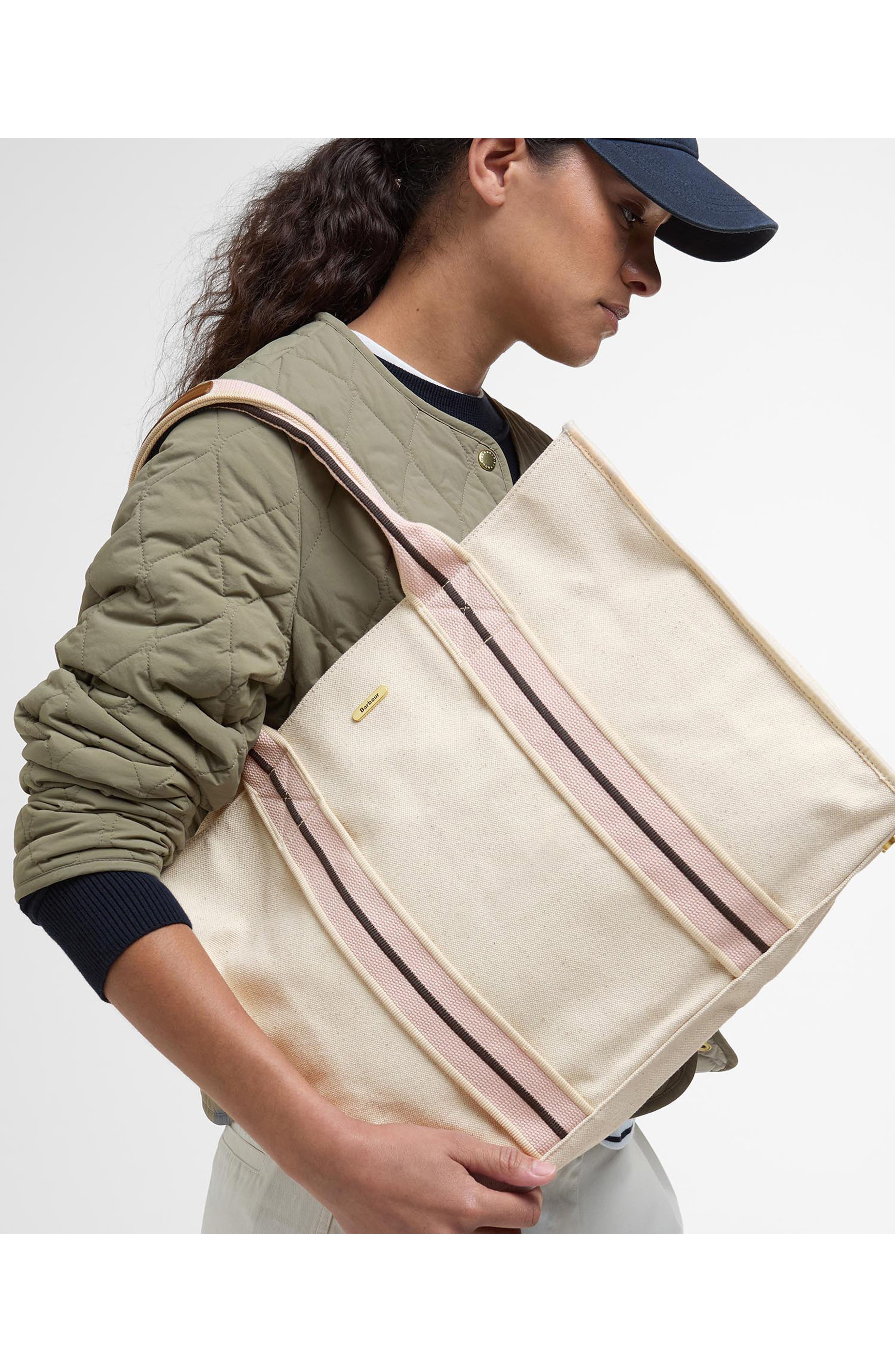 Barbour Madison Cotton Canvas Tote, Alternate, color, 