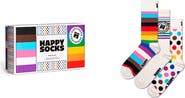 Happy Socks Pride Assorted 3-Pack Crew Socks