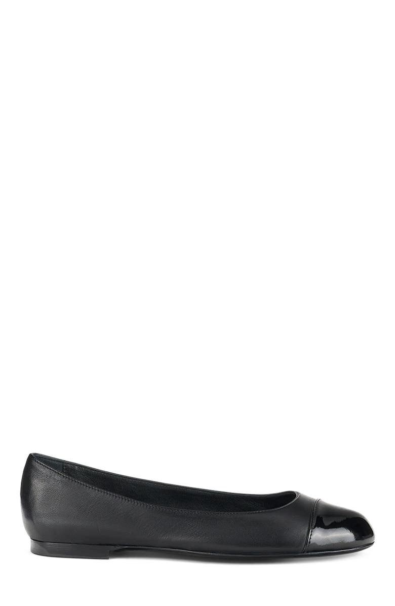 AGL Milly Bicolor Ballet Flat, Main, color, Black