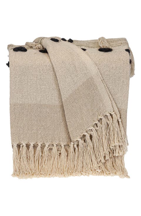Inca Fringe Throw Blanket