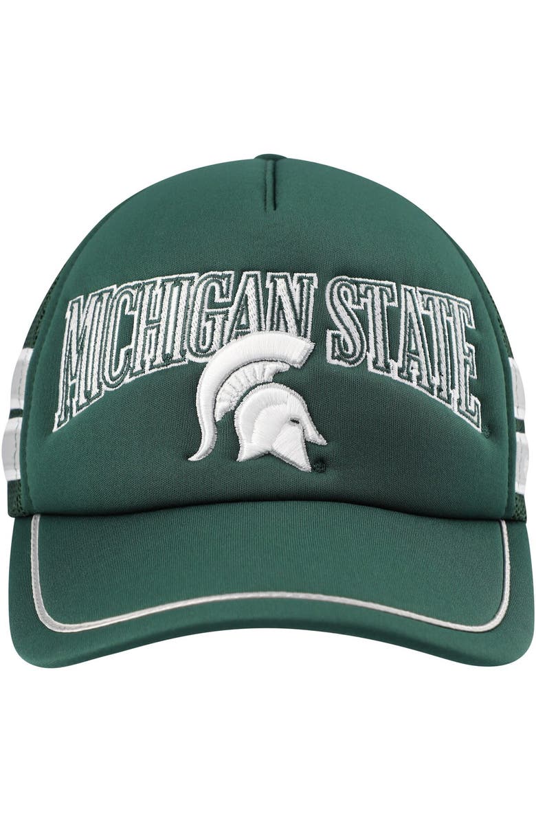 '47 Men's '47 Green Michigan State Spartans Sideband Trucker Adjustable Hat, Alternate, color, Green