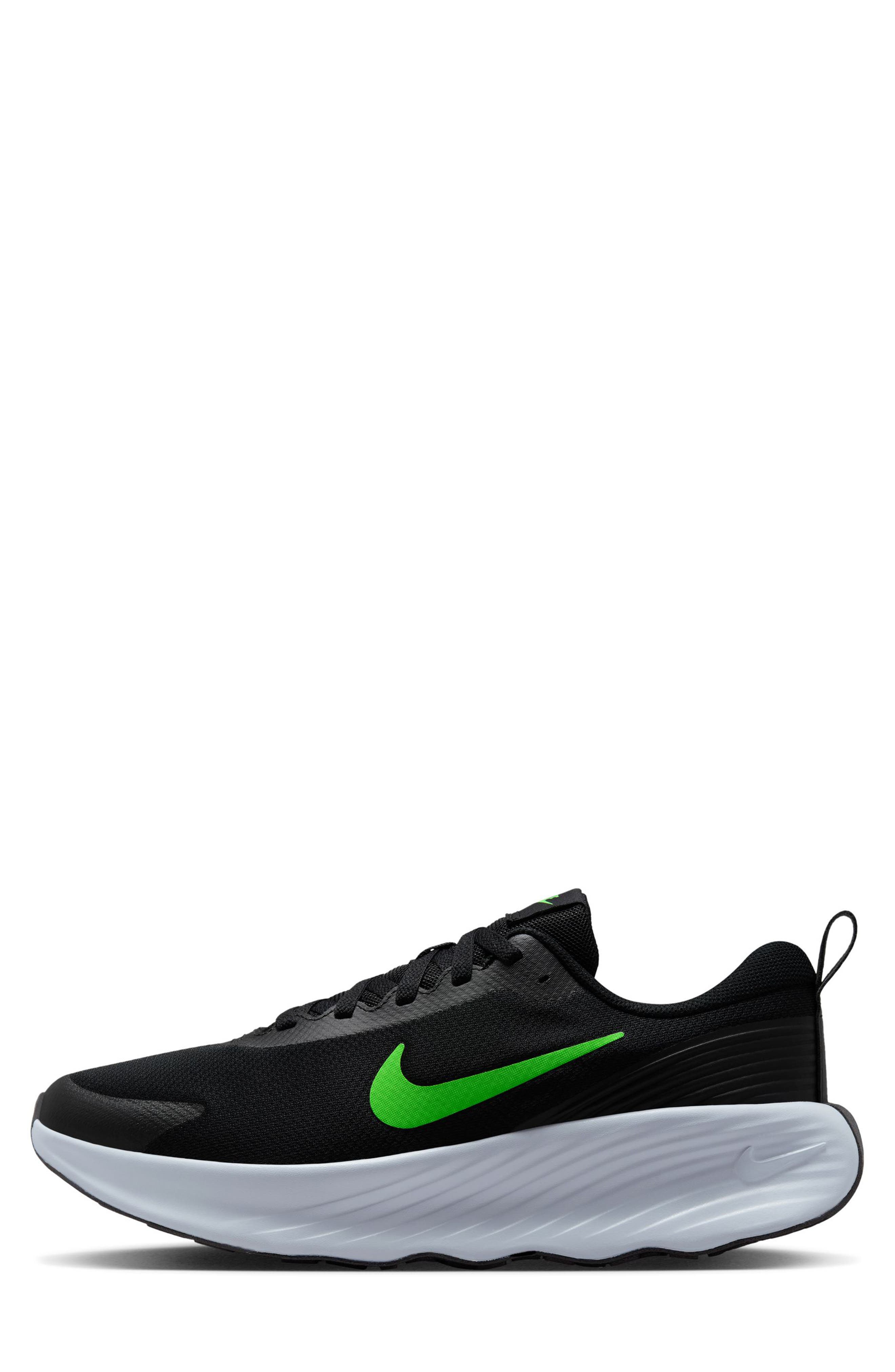 Nike Promina Walking Sneaker, Alternate, color, Black/ Green Strike