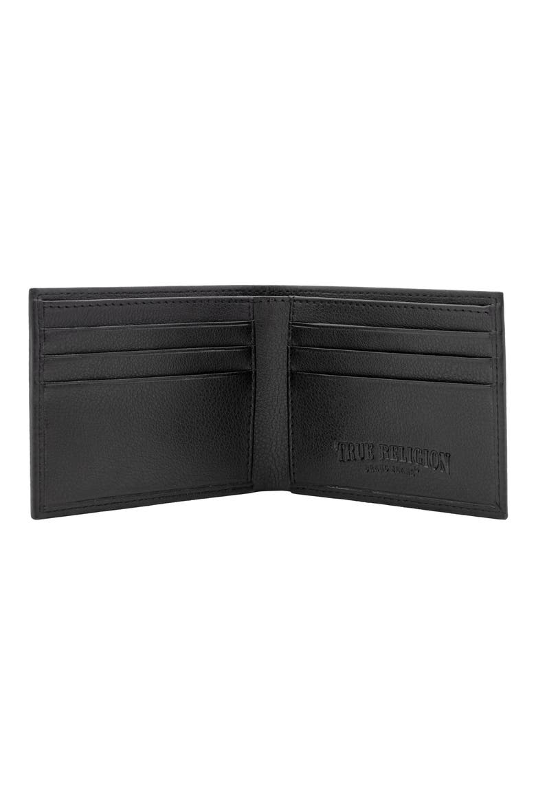 Bifold Wallet & Horseshoe Carabiner Gift Set, Alternate, color, BLACK/ BLACK