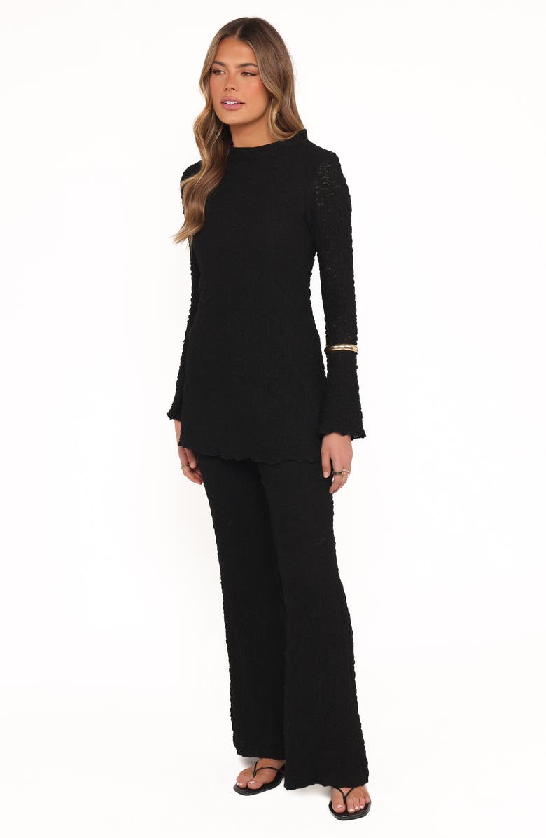 Petal & Pup Gracie Lace Top & Pants Set, Alternate, color, Black