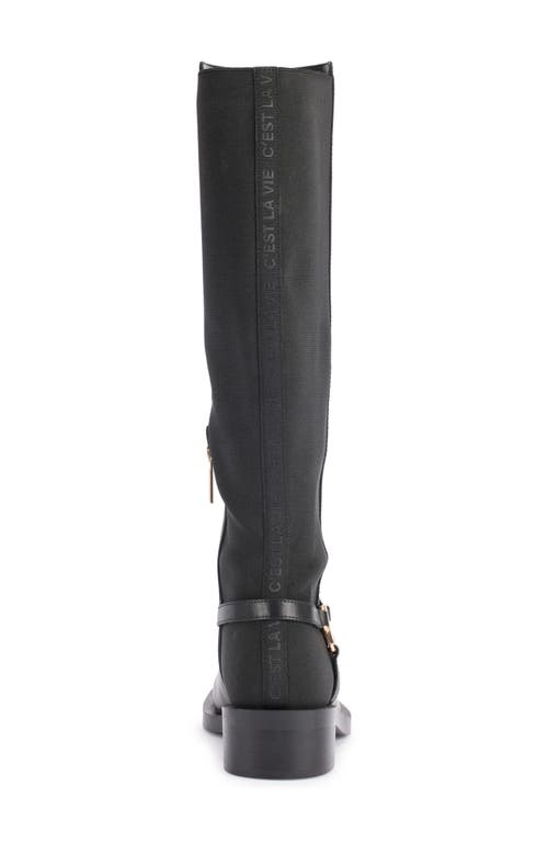 Karl Lagerfeld Paris Verill Knee High Boot In Black