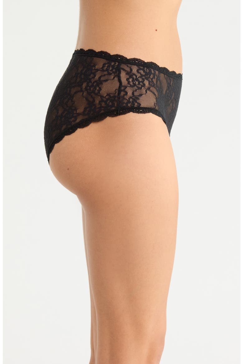 Effortlessly Lace Hipster Panties, Alternate, color, NIGHT