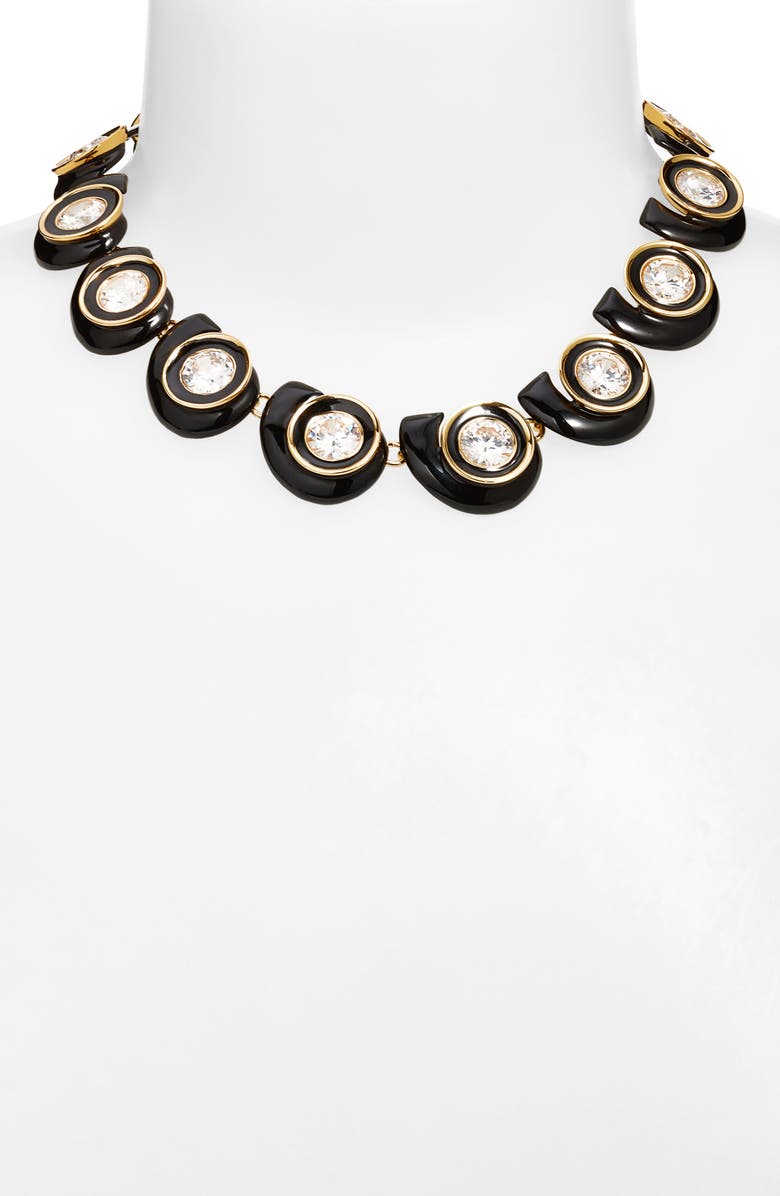 Lele Sadoughi Deco Swirl Collar Necklace, Alternate, color,