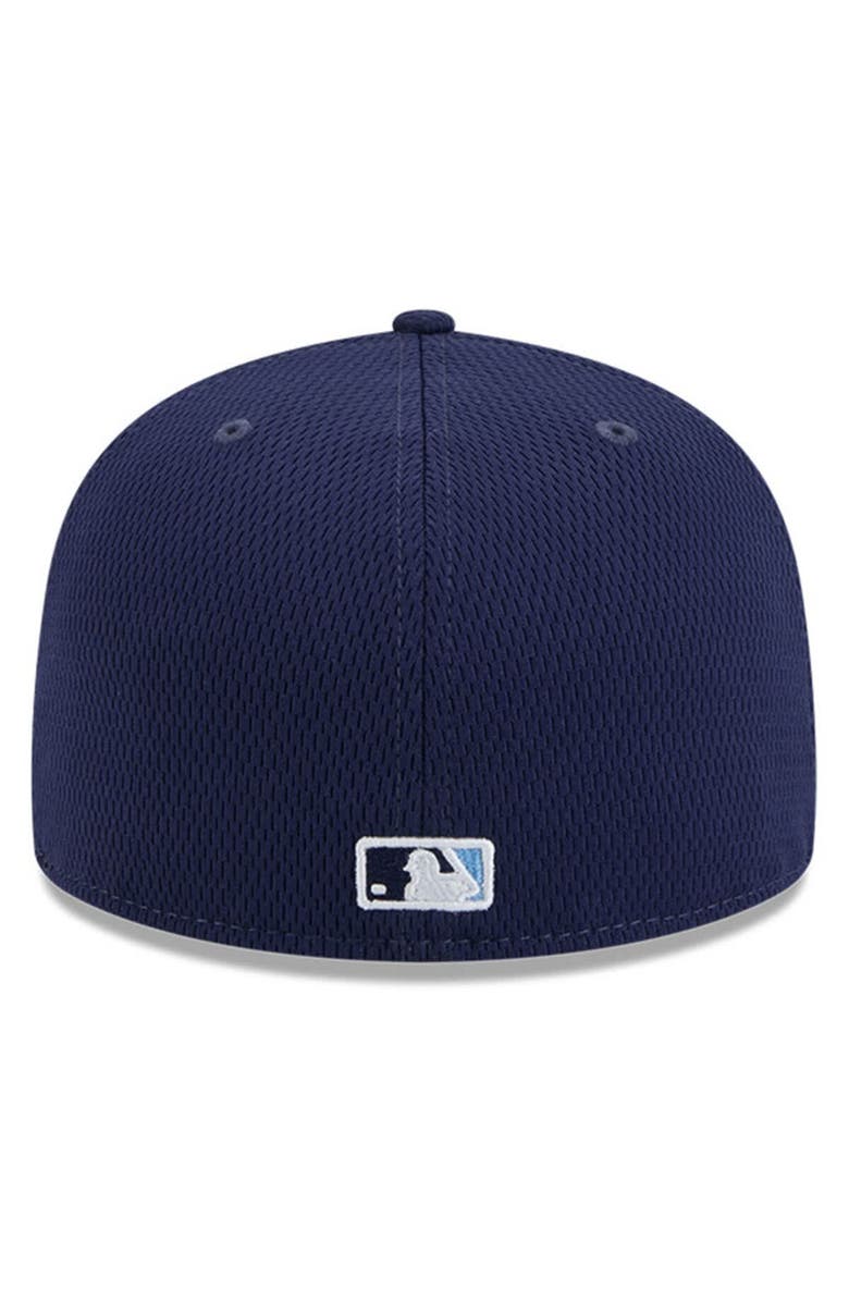 New Era Men's New Era Navy Tampa Bay Rays 2025 MLB Clubhouse 59FIFTY Fitted Hat, Alternate, color, 