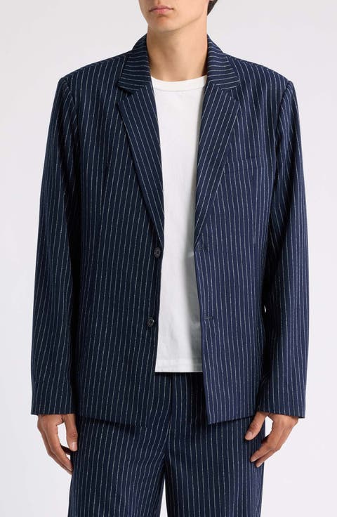 Pinstripe Blazer