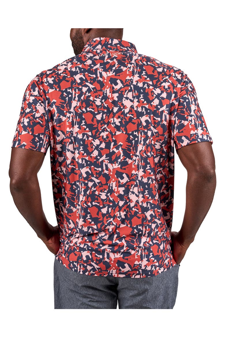 Camo Mix Polo, Alternate, color, Brandy