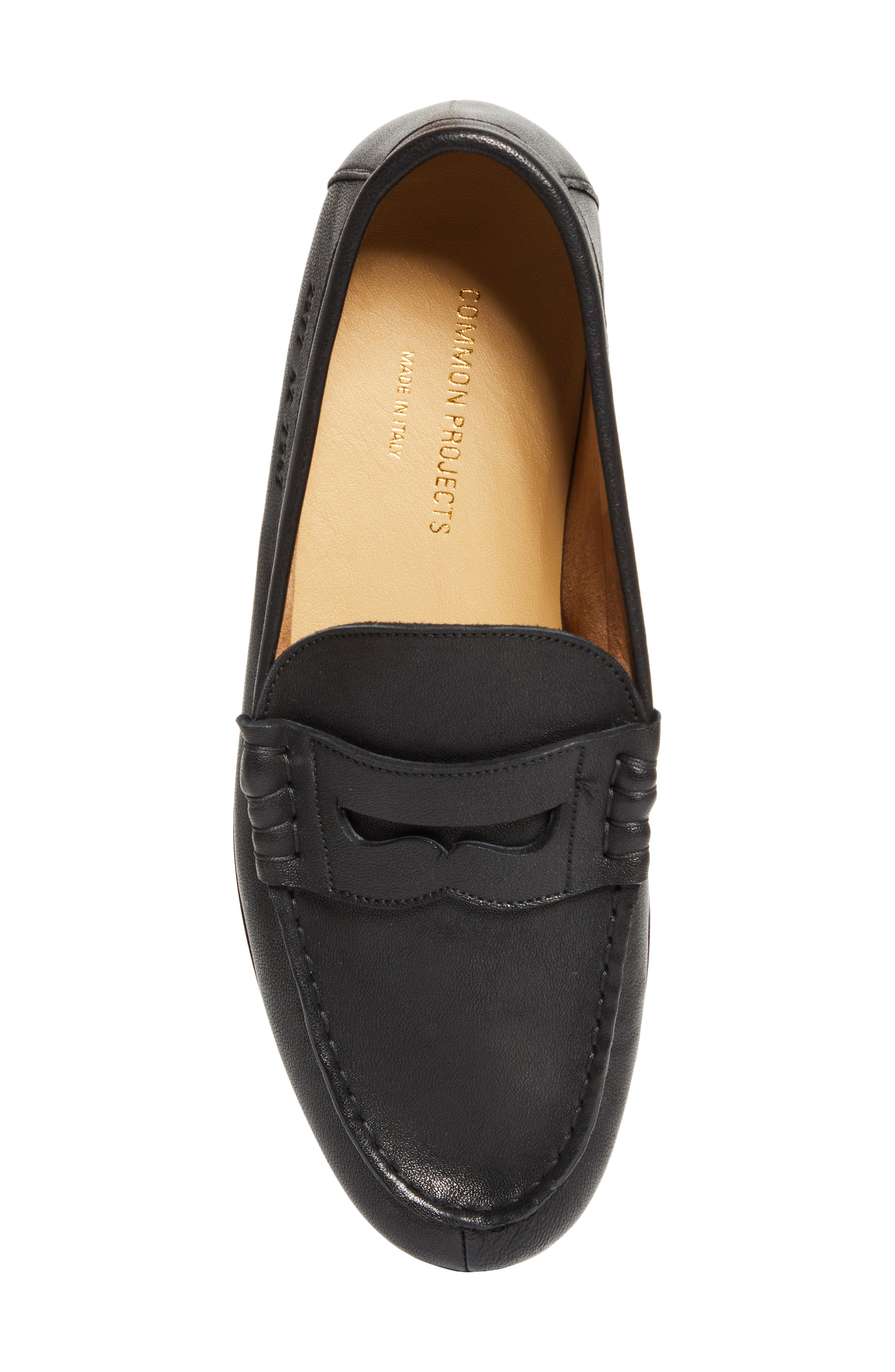 Common Projects Soft Penny Loafer, Alternate, color, Black