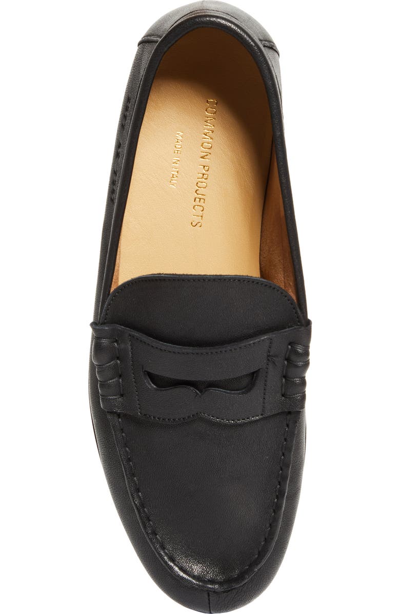 Common Projects Soft Penny Loafer, Alternate, color, Black