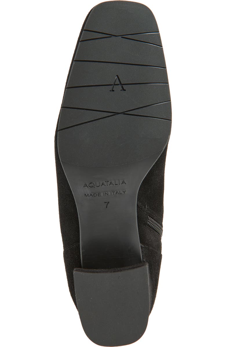 Aquatalia Loretta Suede Bootie, Alternate, color, Black Suede