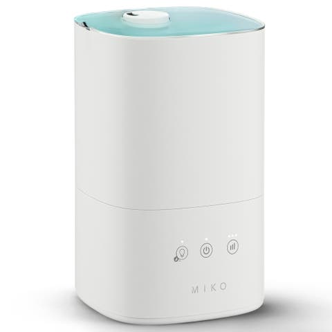 Breeze 3-Speed White Ultrasonic Cool Mist Humidifier with Top-Fill Tank and Aroma Tray (Covers 750-sq ft)