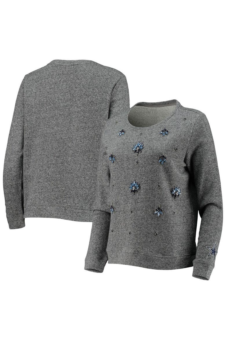 Women's Gray Dallas Cowboys Amal Pullover Sweater, Main, color, Gray