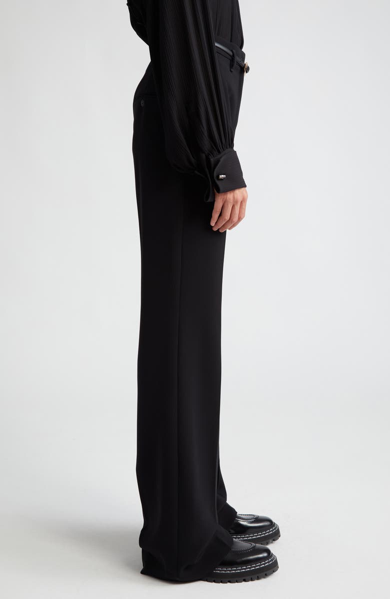 Max Mara Studio Sale Crepe Flare Leg Pants, Alternate, color, 