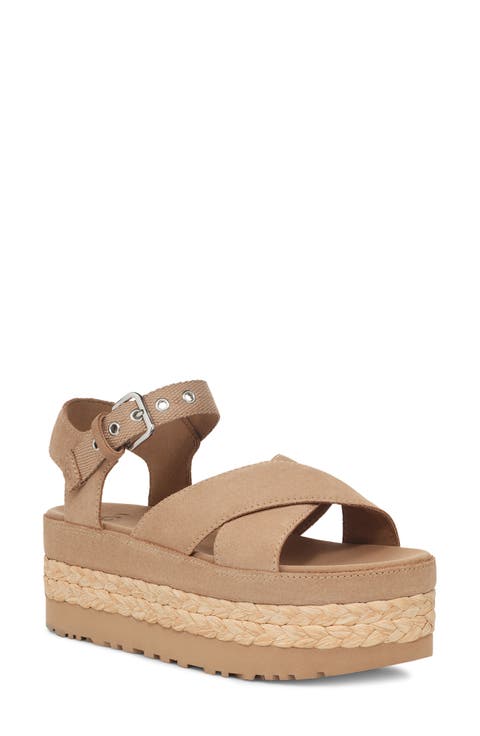 Aubrey Ankle Strap Platform Sandal (Women)