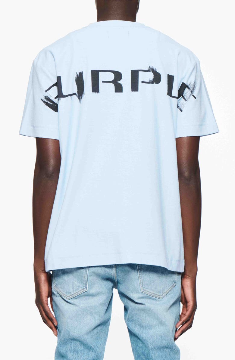 PURPLE BRAND Logo Cotton Graphic T-Shirt, Alternate, color, Blue