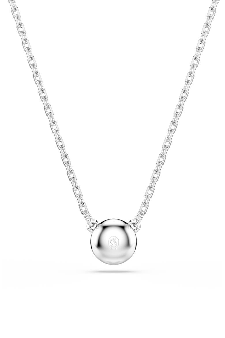 Imber Crystal Pendant Necklace, Alternate, color, SILVER