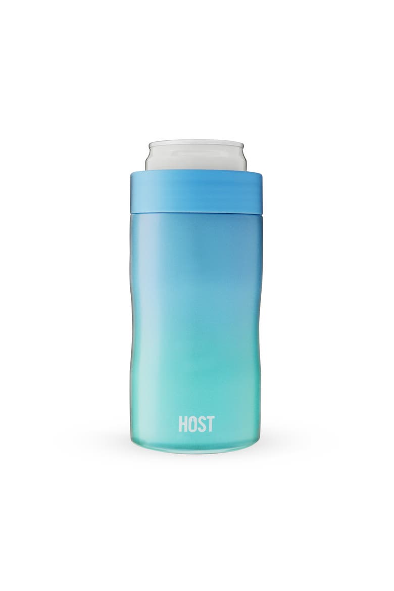 Stay-Chill Slim Can Cooler, Main, color, Lagoon