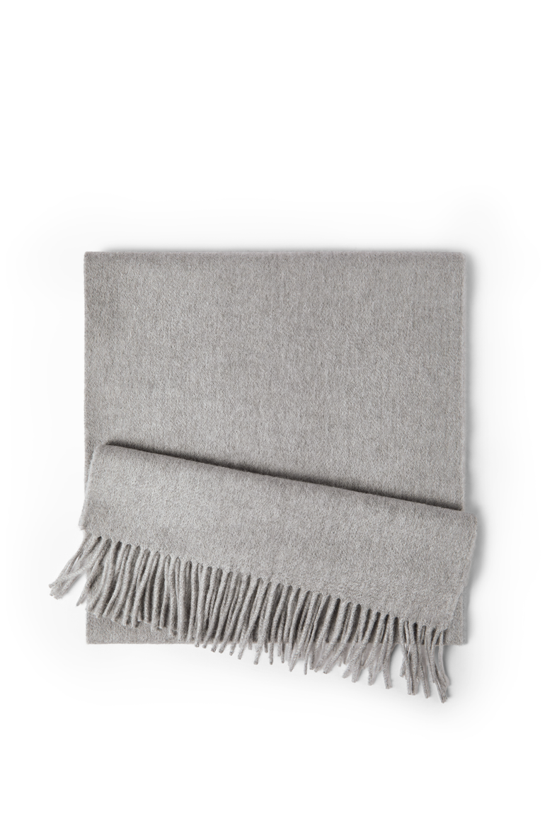 Double knit scarf, Main, color, Light Grey