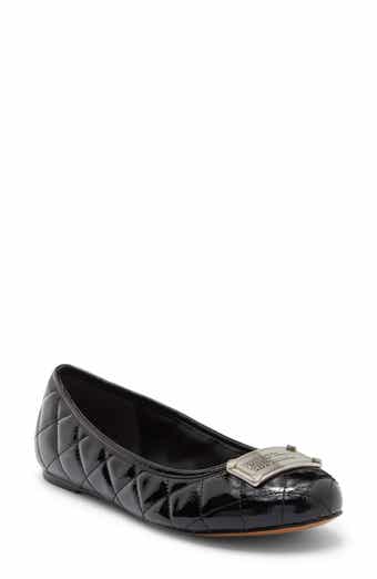 The Plaza Faux Leather Ballerina Flat