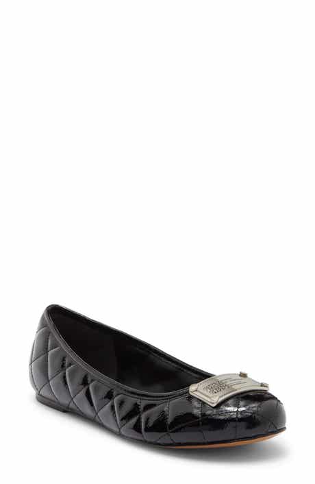 The Plaza Faux Leather Ballerina Flat