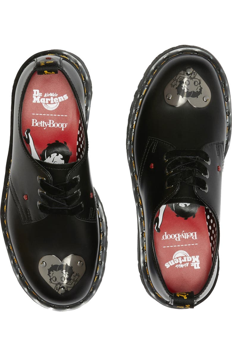 Dr. Martens 1461 Quad Betty Boop Water Repellent Platform Derby, Alternate, color,