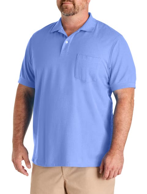 Big & Tall Pocket Piqué Polo Shirt