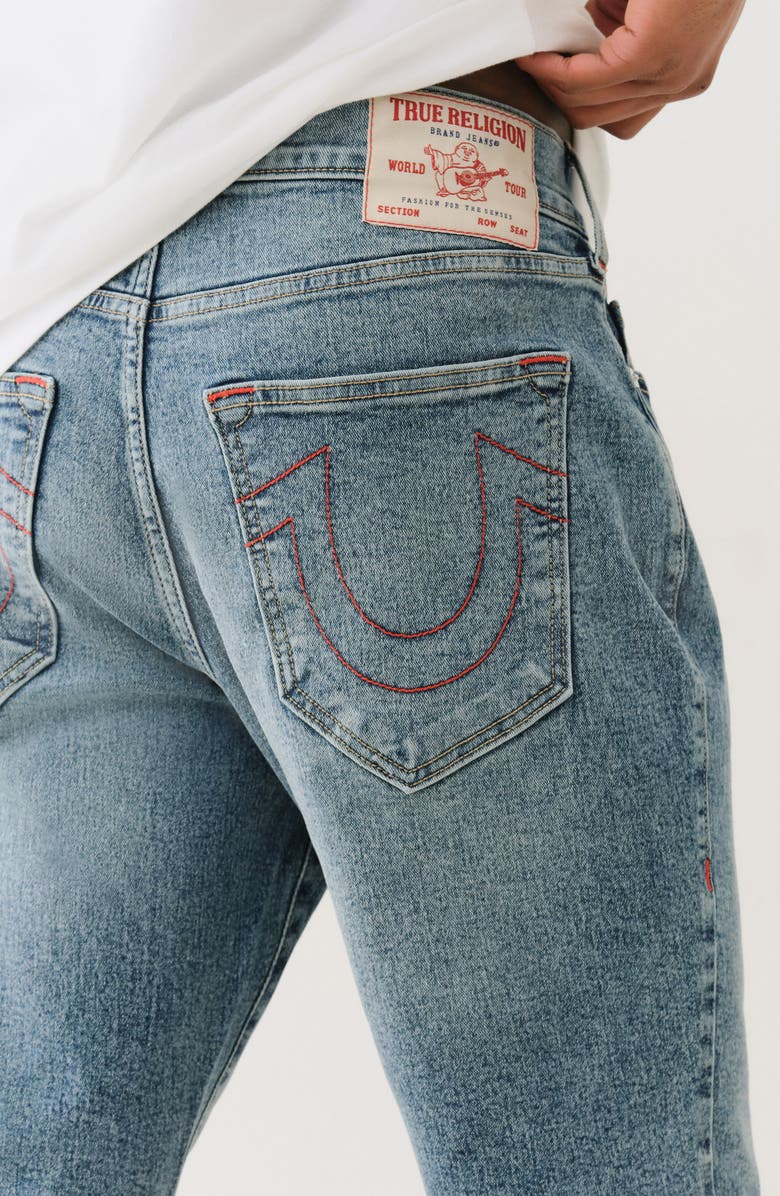 True Religion Ricky Straight Leg Denim Jorts, Alternate, color,