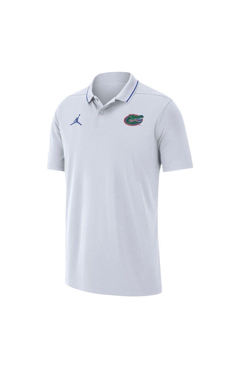 Jordan Brand Men's Jordan Brand White Florida Gators 2023 Coaches Performance Polo, Alternate, color, 