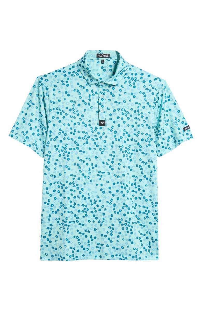 Bad Birdie Core Floral Performance Golf Polo, Main, color, 