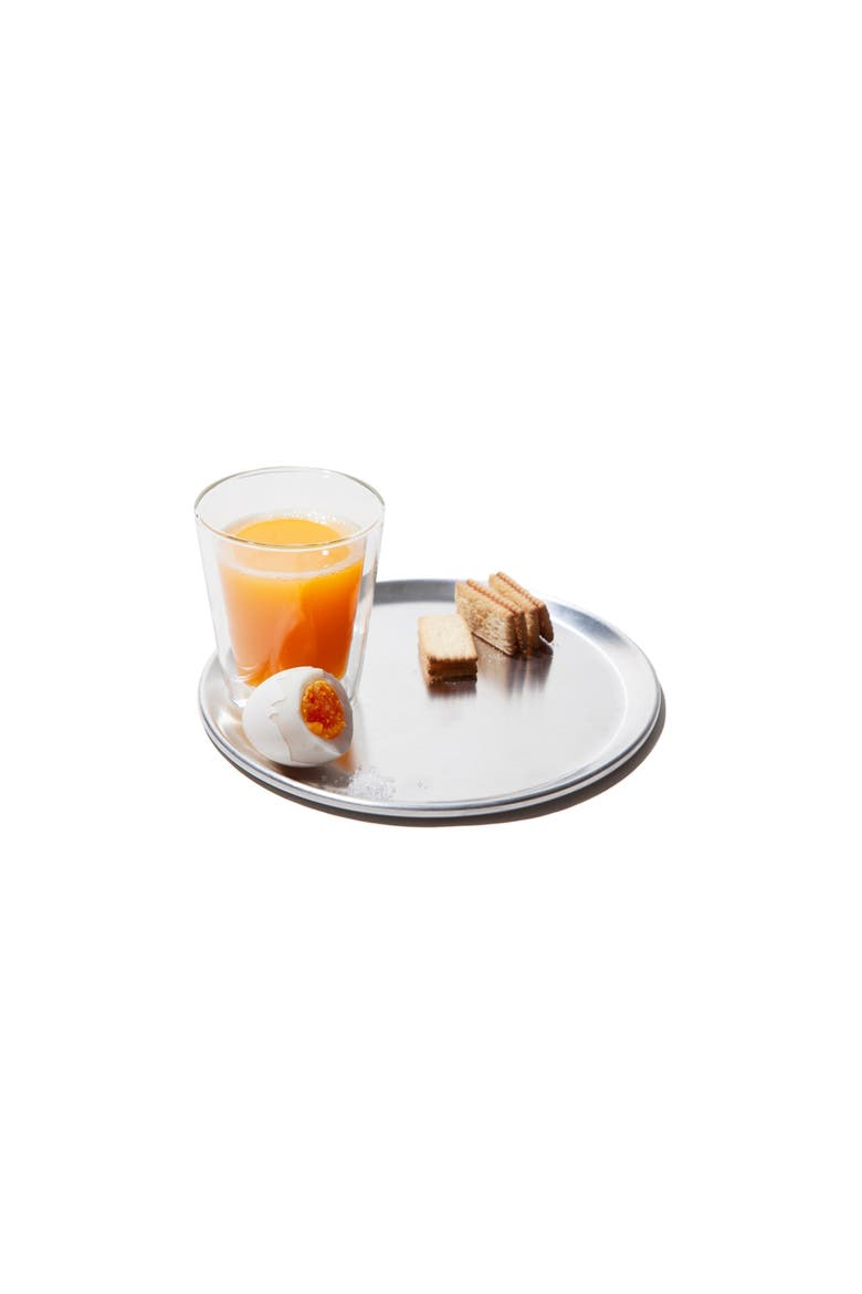 Aluminum Round Tray, Alternate, color, Silver