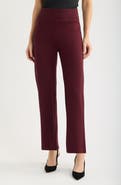 AK ANNE KLEIN High Waist Pull-On Wide Waistband Trousers