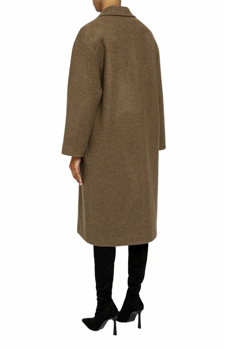 Santorelli HELENA Long Coat in Loro Piana Luxury Virgin Wool Fabric, Alternate, color, 