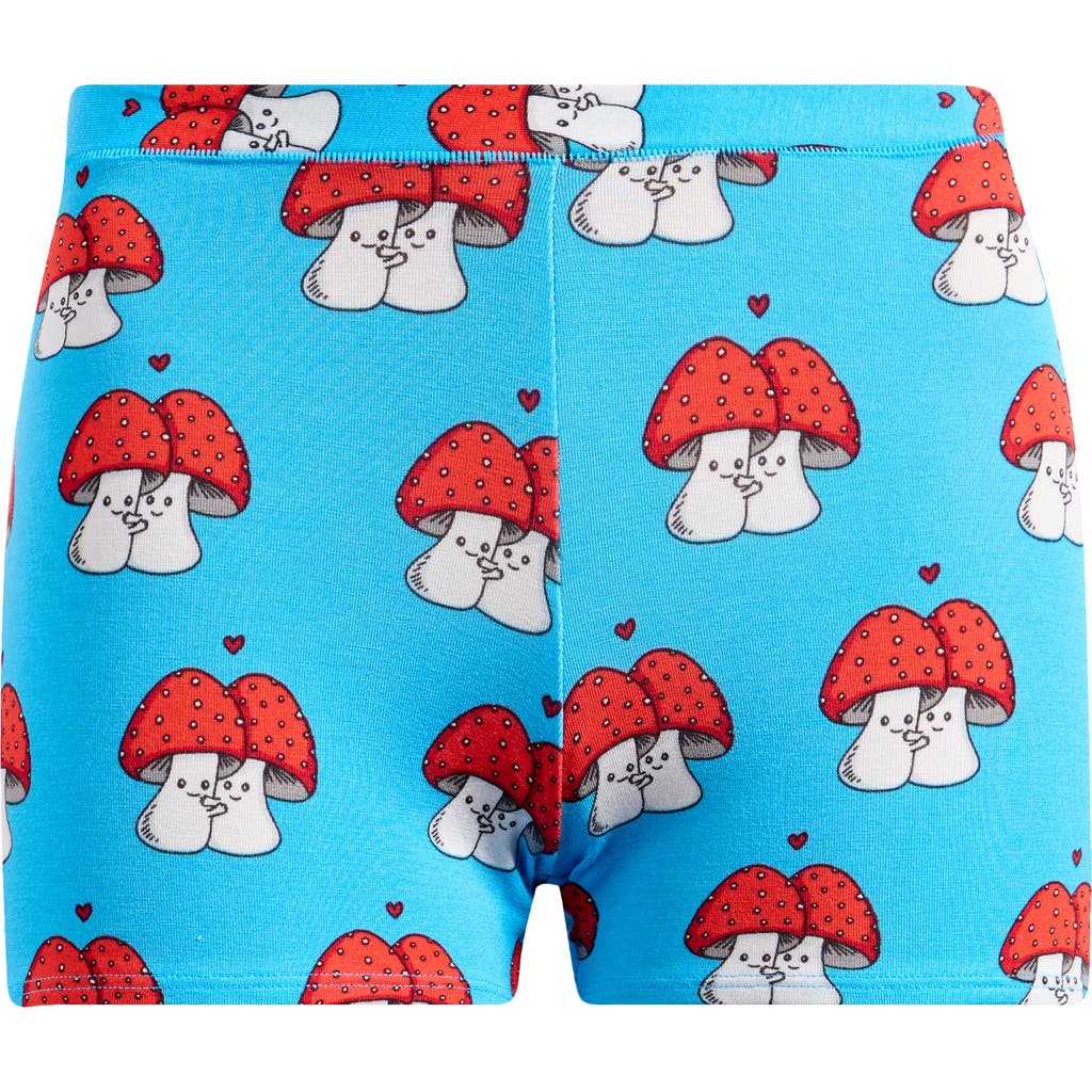 Meundies Feelfree Boyshorts In Shroom Mates