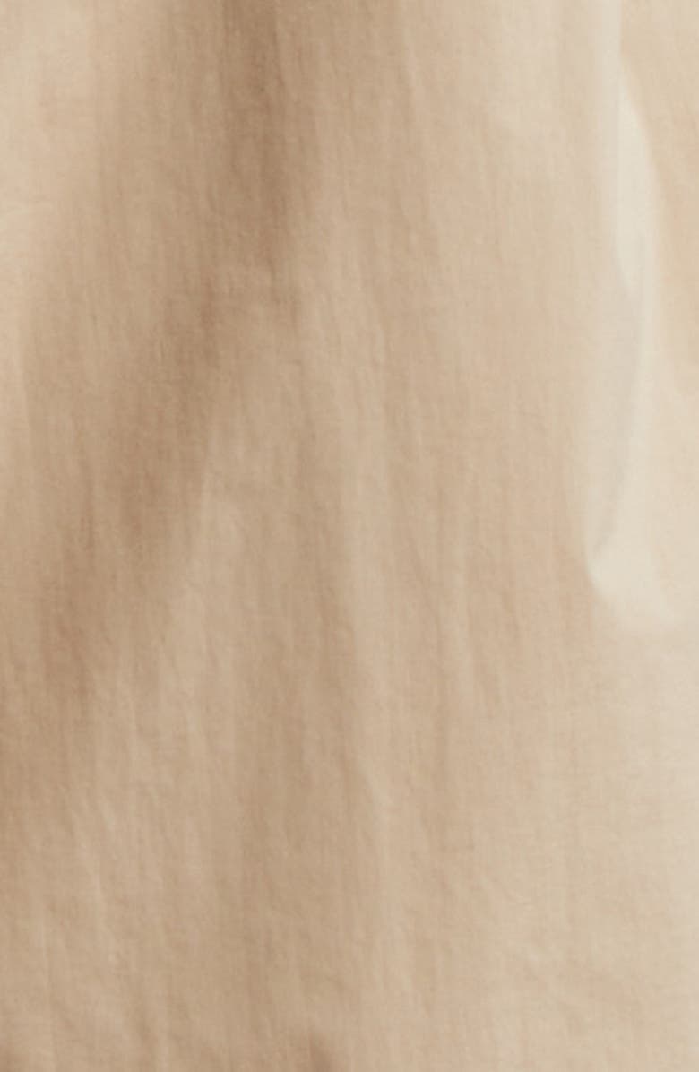 Moncler Nouilles Hooded Longline Coat, Alternate, color, Beige