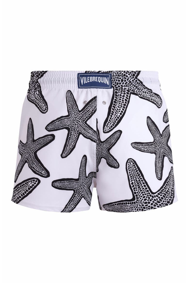 Men's Starlette Short Swim Shorts, Alternate, color, BLANC
