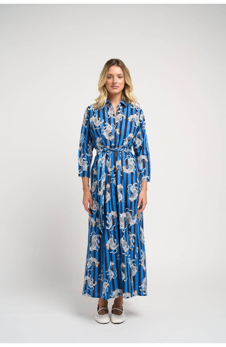 GUADALUPE DESIGN Luciana Tibet Dragon, Main, color, Aqua