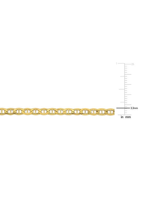 Delmar Mariner Link Chain Necklace In Brown